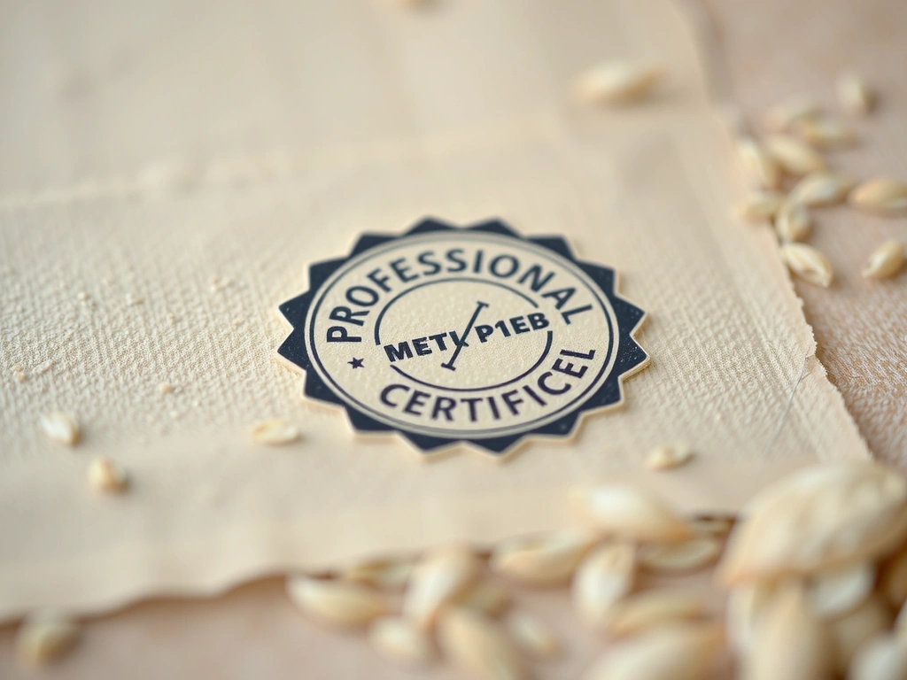 Zertifizierungssiegel eines Ernährungsberaters